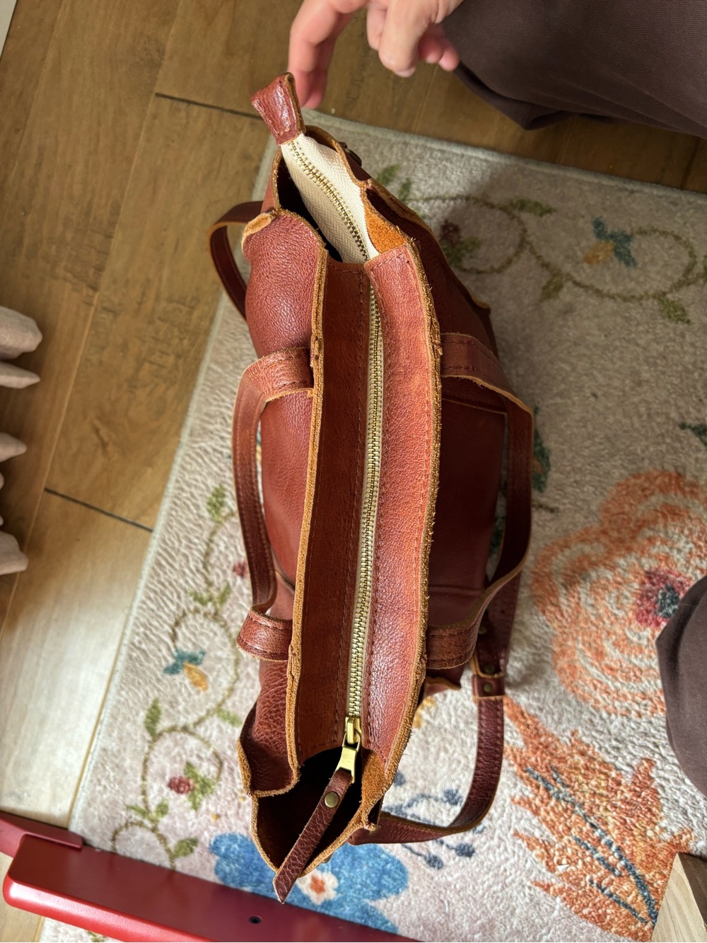 Portland Leather Goods N/S Lola Nutmeg - Picture 8 of 9